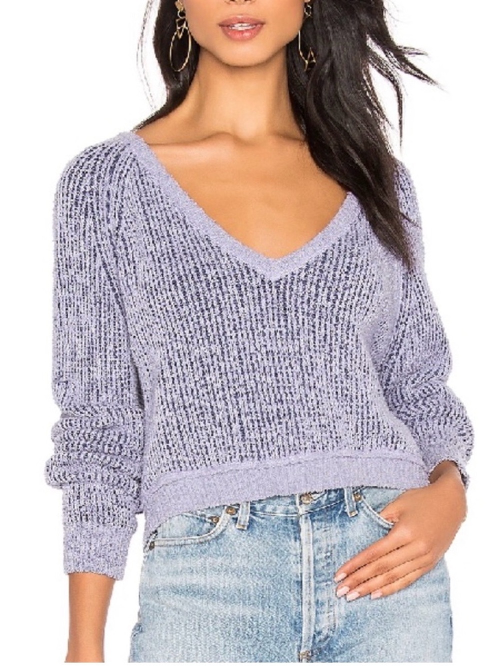 Free People V-Neck Sweater